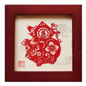高佃亮剪纸福