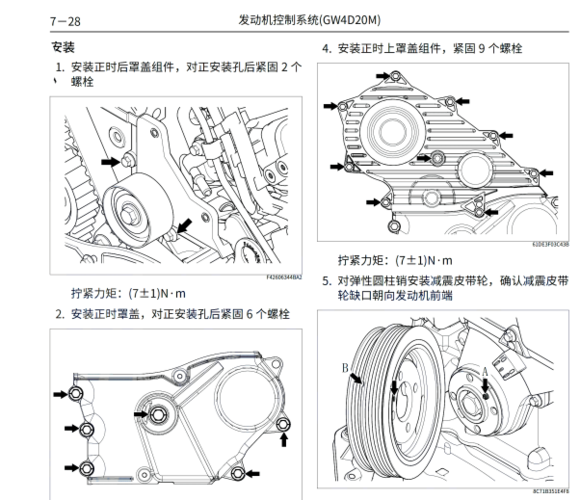 【长城汽车哈弗h62.0t 手动 两驱绿静都市版】柴油正时图