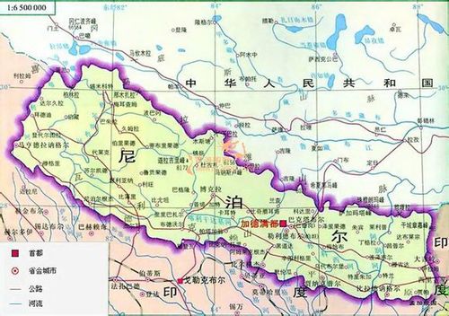 尼泊尔地图