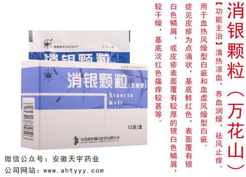 《天宇药业》银屑病药品推荐--消银颗粒 复方氟米松软膏
