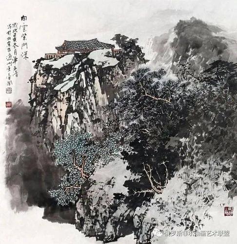 内外兼修观复循常中国画家单玉清夏日西山写生作品赏析