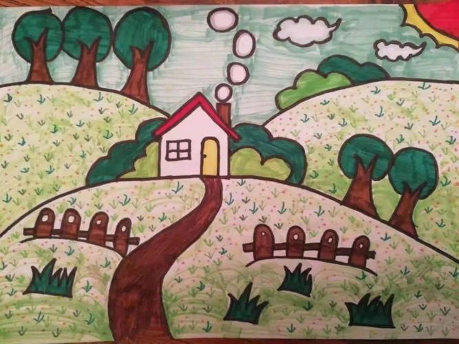 永威小学寒假系列活动之找春天画春天