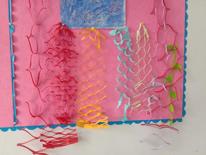 蒋峪镇幸福幼儿园——美丽的拉花