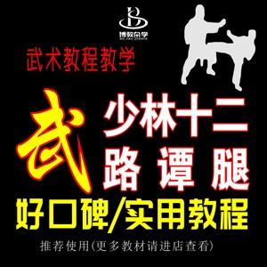 少林十二路谭腿教程教学