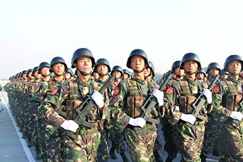 中国特种兵第一次参加国庆阅兵.