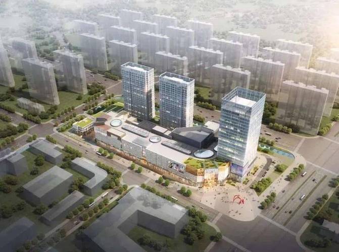 麒麟的 沣麟广场也正在建设中,项目将建设集甲级写字楼,精品商业于