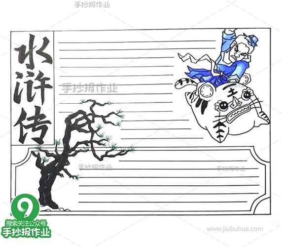 水浒传手抄报