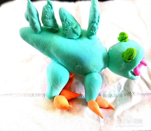 超轻粘土怎么制作恐龙