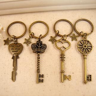 一屋手工匙zakka复古怀旧 多款钥匙造型 钥匙扣挂件