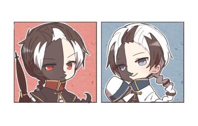 第五人格 宿伞之魂 黑白 范无救 谢必安 监管者 『侵删 图源见水印』