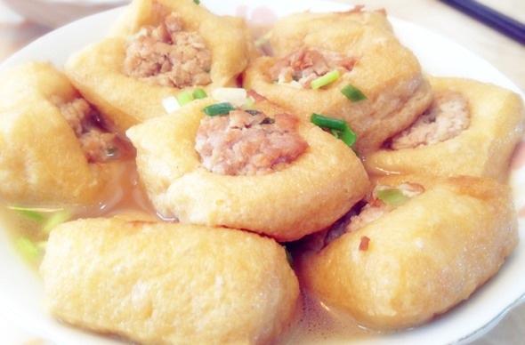 豆腐泡塞肉