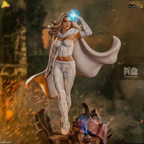 iron studios推出漫威漫画《x战警》旗下超级英雄"白皇后"艾玛