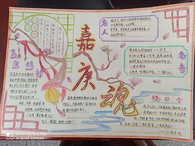 "嘉庚情 诚毅梦"数学手抄报制作比赛活动