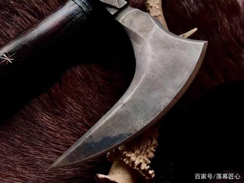 「落幕」全手工西部和印第安风格的战斗手斧