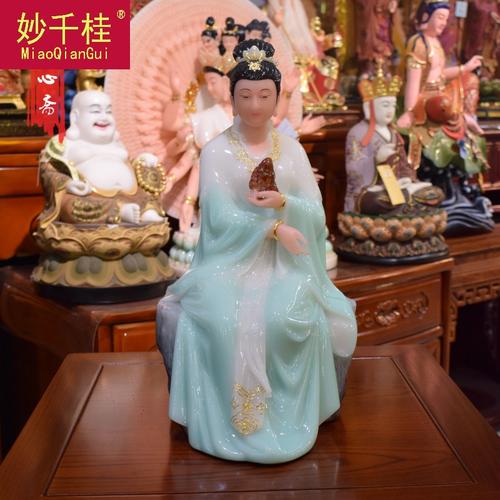 妙千桂女娲娘娘神像寺庙供奉树脂玻璃钢佛像大摆件补天娲皇创世女