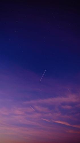 唯美迷人的夜晚星空风光