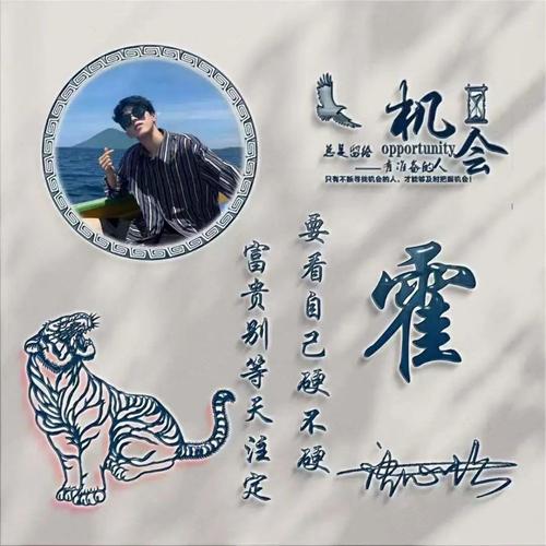 2022你的微信头像该换了,十二生肖励志个性签名头像,请查收 姓氏头像