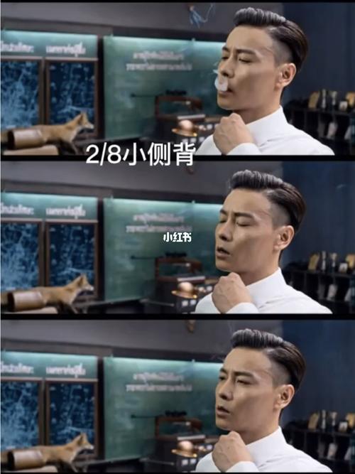 张晋同款28分侧背头_背头_概念hair salon(恒大广场旗舰店)攻略_男士