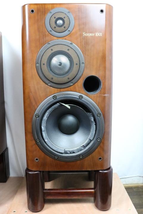 96wal onkyo/オンキョー ペアスピーカーscepter1001 スピーカースタ