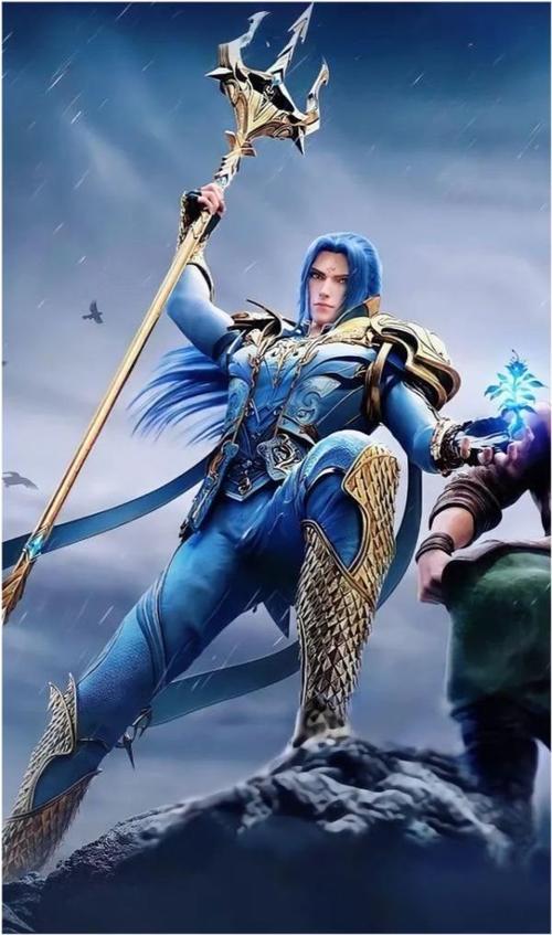 斗罗大陆唐三海神造型先一步曝光这比起漫画还是太拉跨了