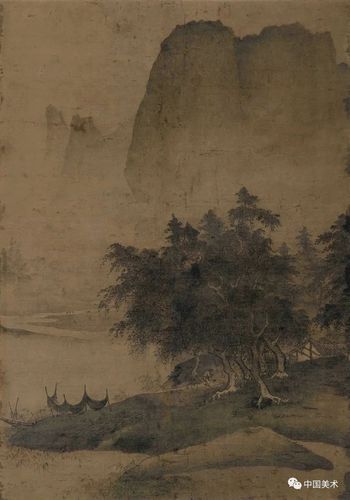 宋代画家夏半边夏圭山水画解析