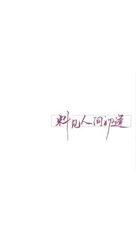 白底文字壁纸