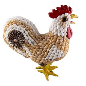 旅游小工艺品十二生肖鸡地中海纯手工海螺贝壳动物海边纪念品批发