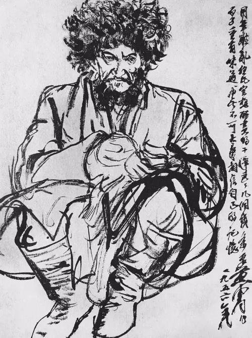 速写破万卷,下笔如有神 | 黄胄手稿100张_绘画资源_零二七艺考