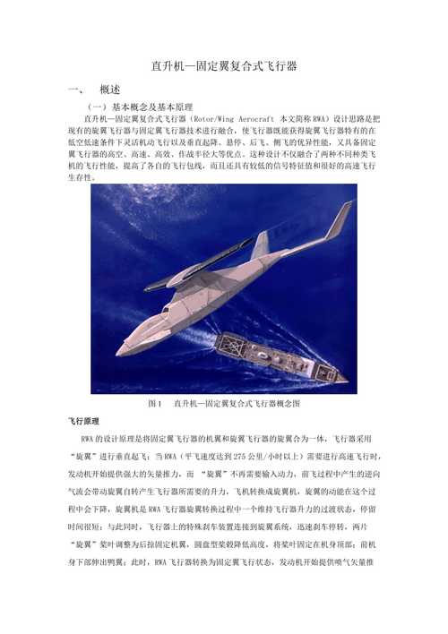 直升机—固定翼复合式飞机