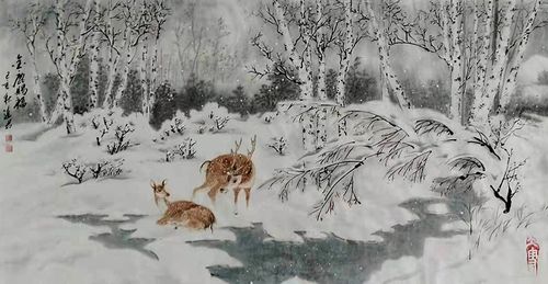 日照市莒县王连君的国画新作品欣赏