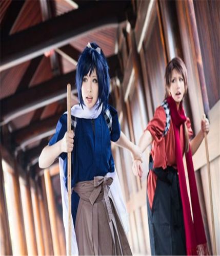 刀剑乱舞cos 大和守安定cos服日本和服内番服 打扫服最全套169元