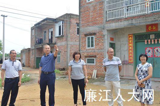 廉江市人大-李世东主任深入营仔镇指导"软弱涣散"村党