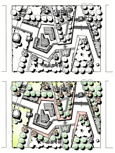 折线景观设计—竖向高差处理_设计_考研_景观设计_家居家装_装修