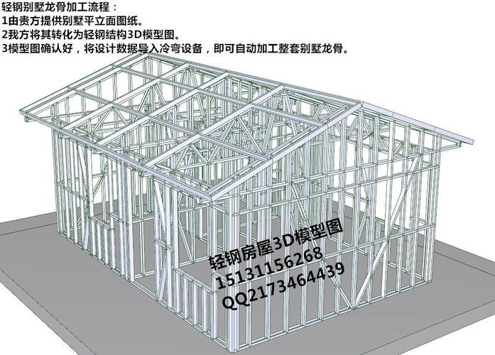 泰安轻钢别墅龙骨