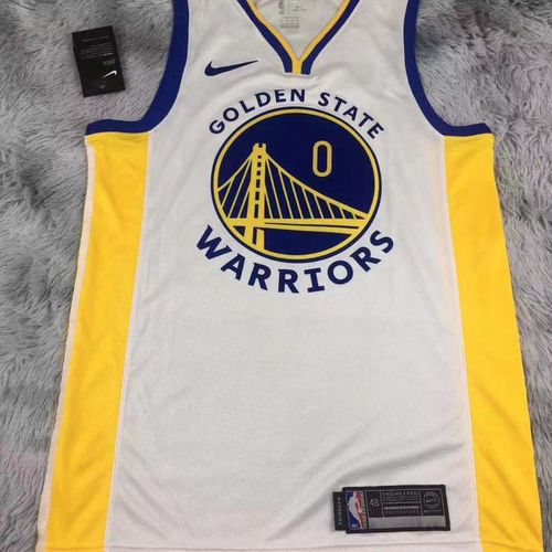 拉塞尔球衣勇士队0号russell水拉热压篮球服德安吉洛