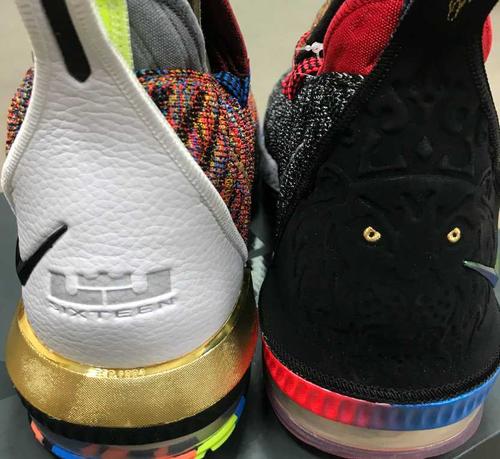 归来 两个鞋底所采用的颜色也是完全不同的 詹姆斯16鸳鸯配置怎么样