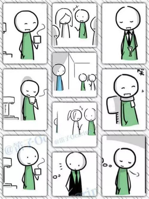 为什么漫画《小绿和小蓝》只是火柴人画风,却能受到那么多人的追捧