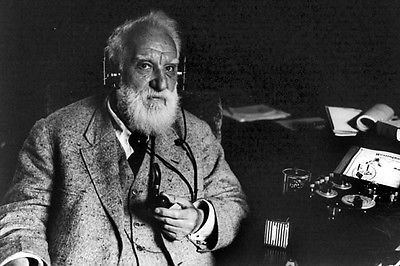 5x7 photo: technology telephone inventor alexander graham bell