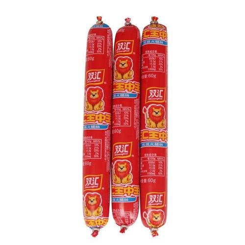 【4月新货】双汇王中王火腿肠原装整箱60g批发促销办公休闲零食