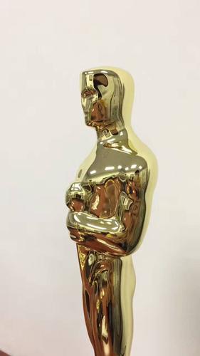 原版奥斯卡金像奖小金人金属奖杯定制1:1尺寸oscars电影奖项奖杯