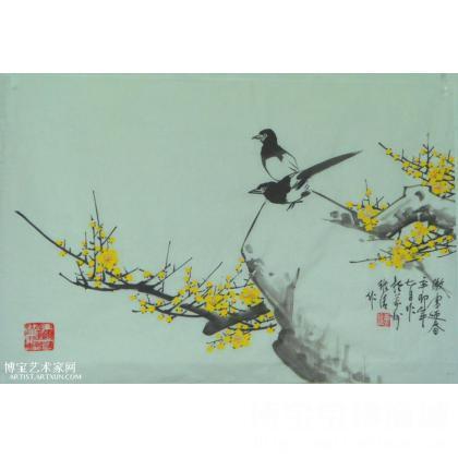 名家 肖维清 国画; - 守望 写意梅兰竹菊 中国美术家协会会员 肖维清