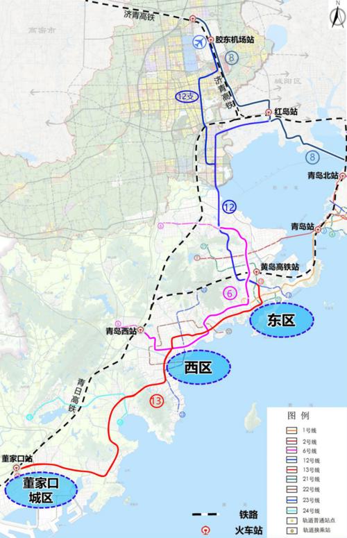 胶州-西海岸交通大规划,衔接新机场!_通道