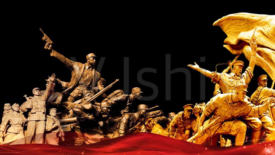 革命英雄烈士雕像通道版