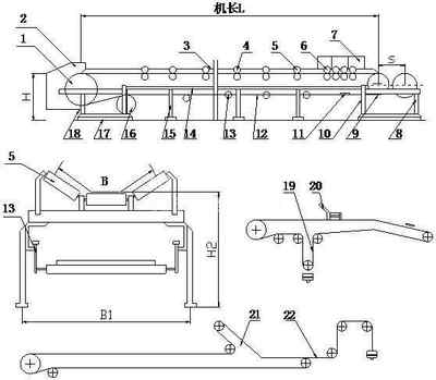 固定式皮带输送机