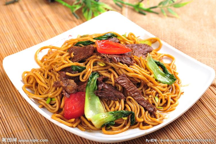 牛肉炒面图片