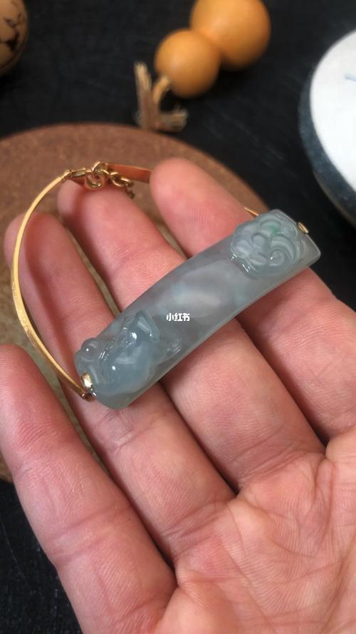 鼠你如意61雕刻设计款翡翠手牌61大气精心_翡翠_如意_雕刻_设计