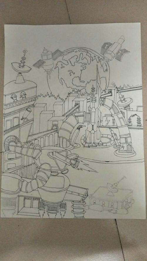 科幻画怎么上色