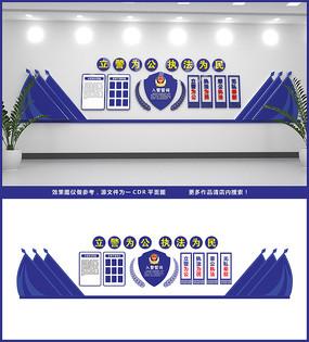 警察背景墙设计图片_展板_编号11397739_红动中国