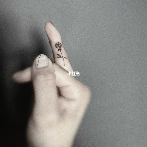 玫瑰 手指纹身 洛杉矶纹身_纹身_upland, ca自由行热门攻略_美妆_彩妆