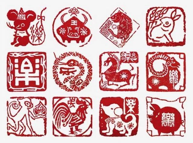 十二生肖篆刻印章